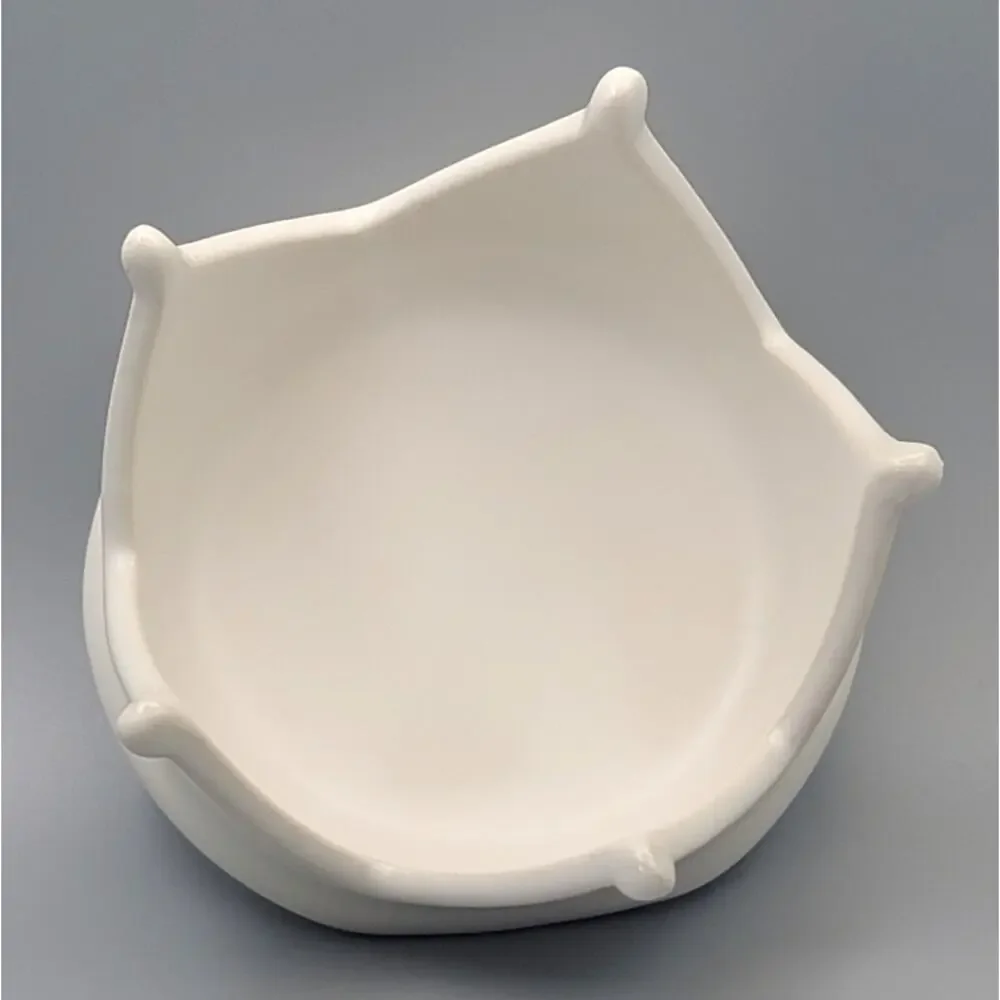 Ceramic Queen King Princess Crown Jewelry Ring Coin Holder Trinket Tray Dish